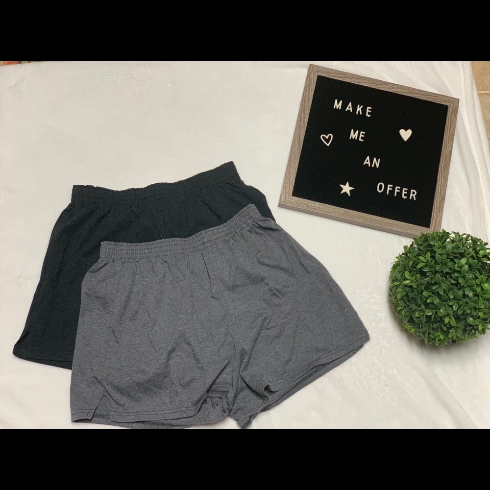 Soffee black and grey shorts size large